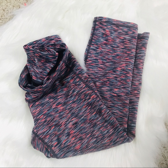GAP Pants - Gap fit purple space dye Capri workout leggings